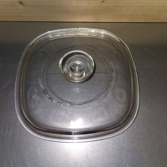 Pyrex Square Casserole Lid with Handle #A-8-0 - Picture 1 of 5